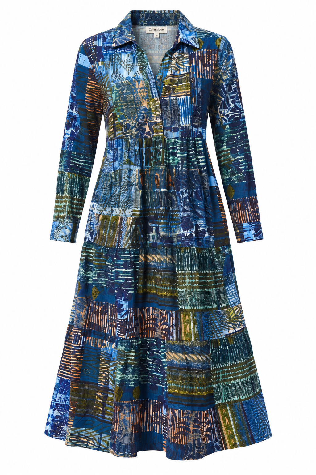 Isfahan Collar Midi Dress – 31052 | Orientique