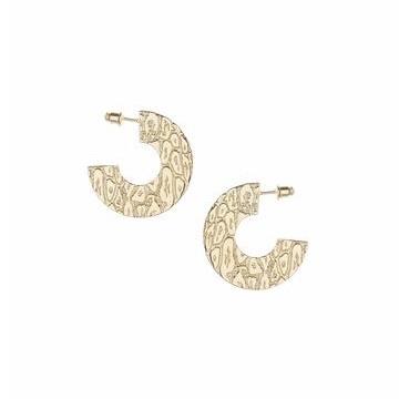 Tutti & Co Leopard Earrings Gold EA299G