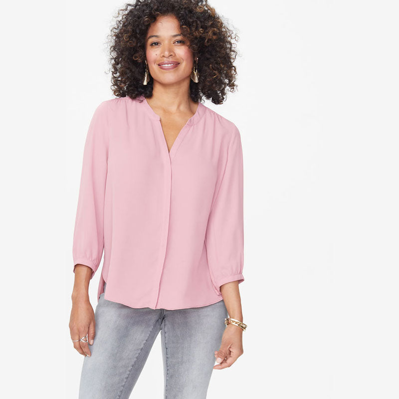 Rose Pintuck Blouse from NYDJ