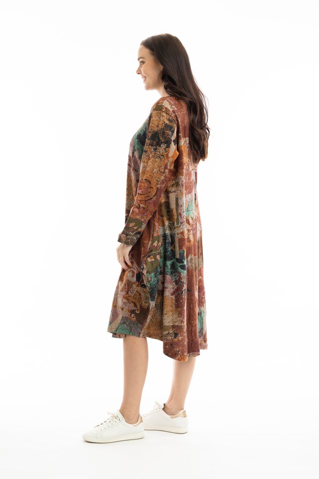 Fields of Gold Bubble Dress | Orientique 61706