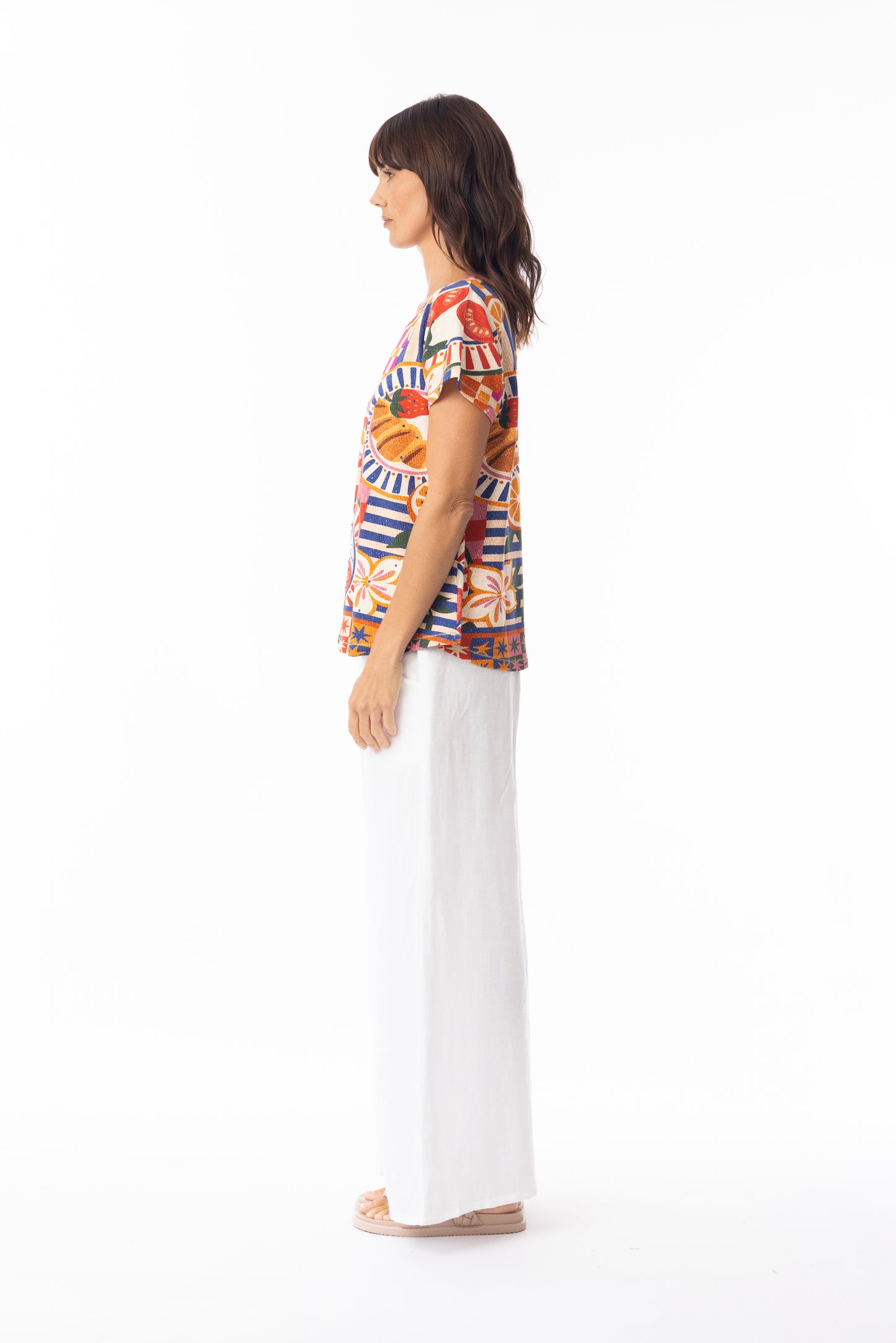 Marcella Print Crew T.Shirt | Escape 62748