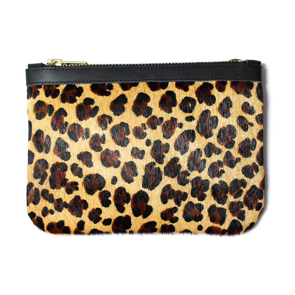 Dark Horse Leather Mini Cross Body Bag - Leopard
