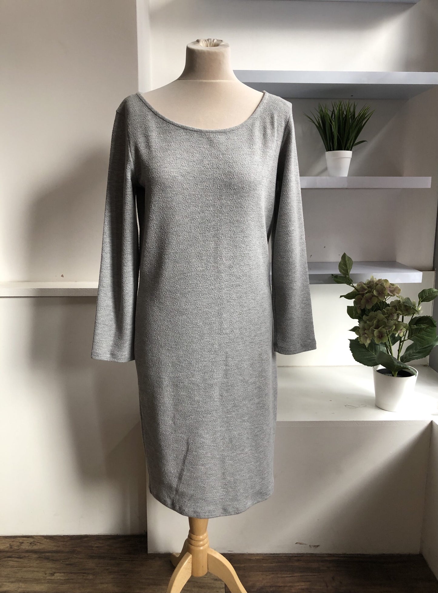 Grey Soft Feel Falcon Dress from Second Female