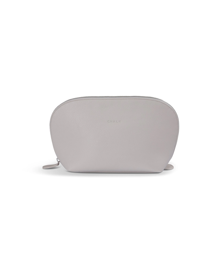 Faux leather wash bag
