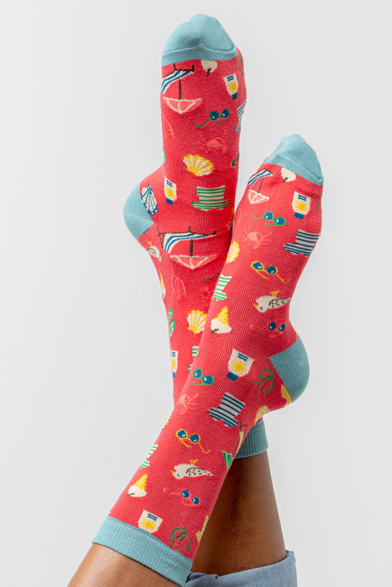 At The Beach Bamboo Socks