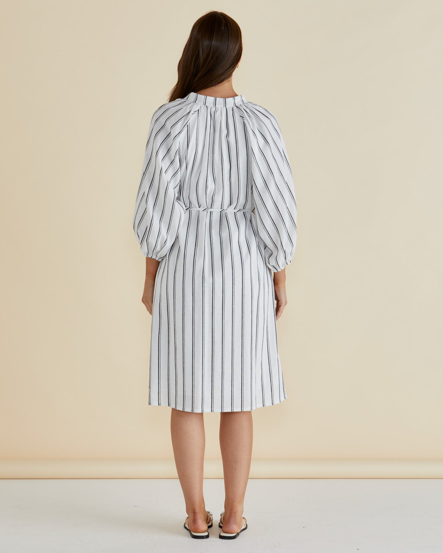 Black & White Striped Dress - Jenna | Betty Basics Style 8438