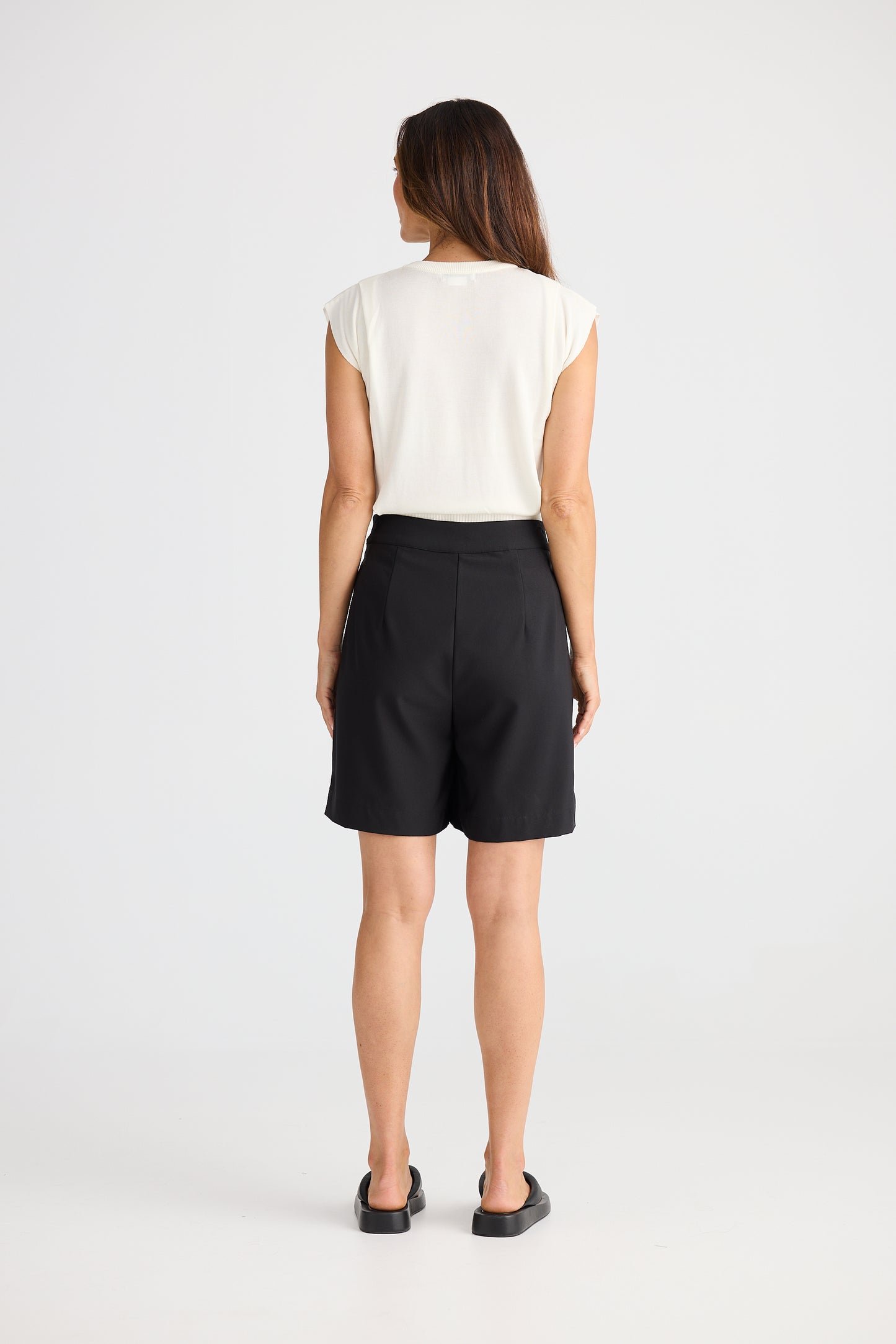 Black Origami Shorts | Brave & True BT25445B
