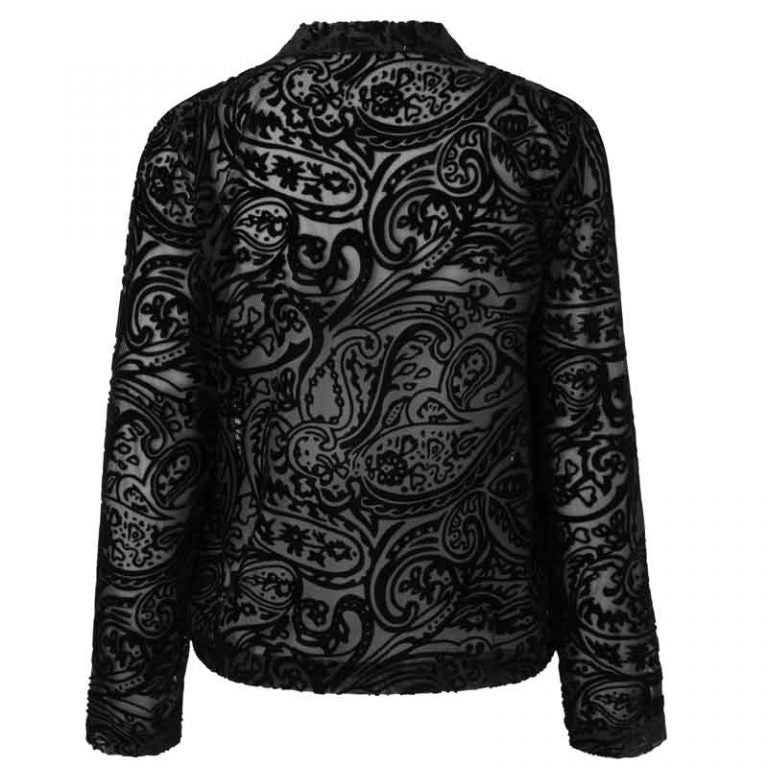 Rosemunde 6638 Burnout Cardigan Black