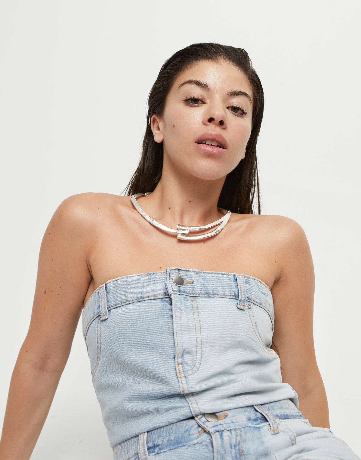 UNOde50 Sculpted Choker Necklace – COL1976
