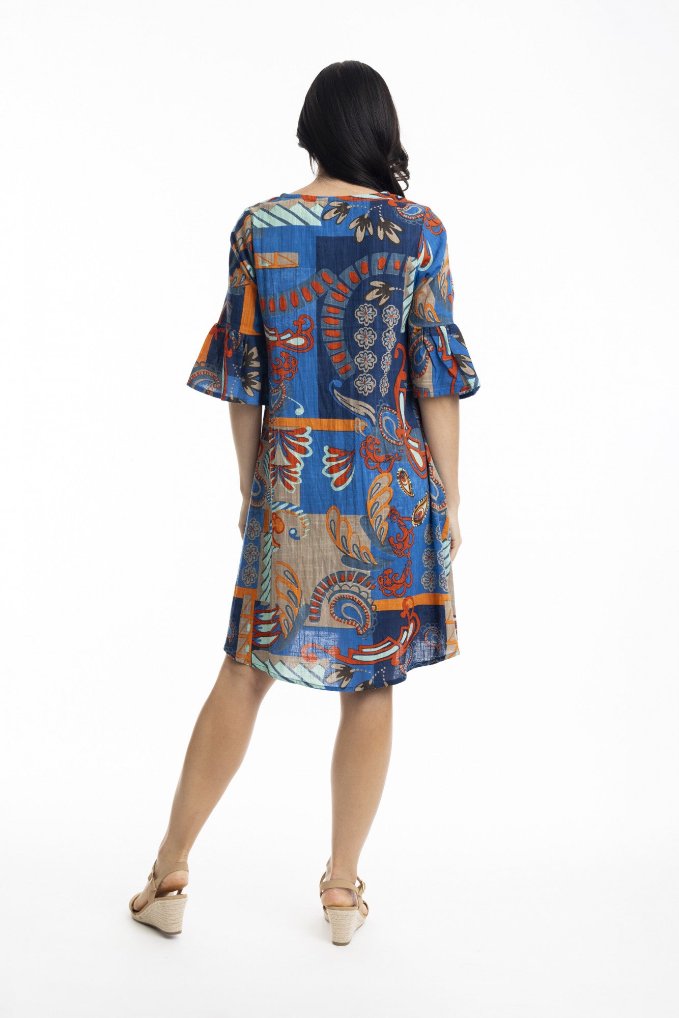 Camps Bay Frill Sleeve Contemporary Dress