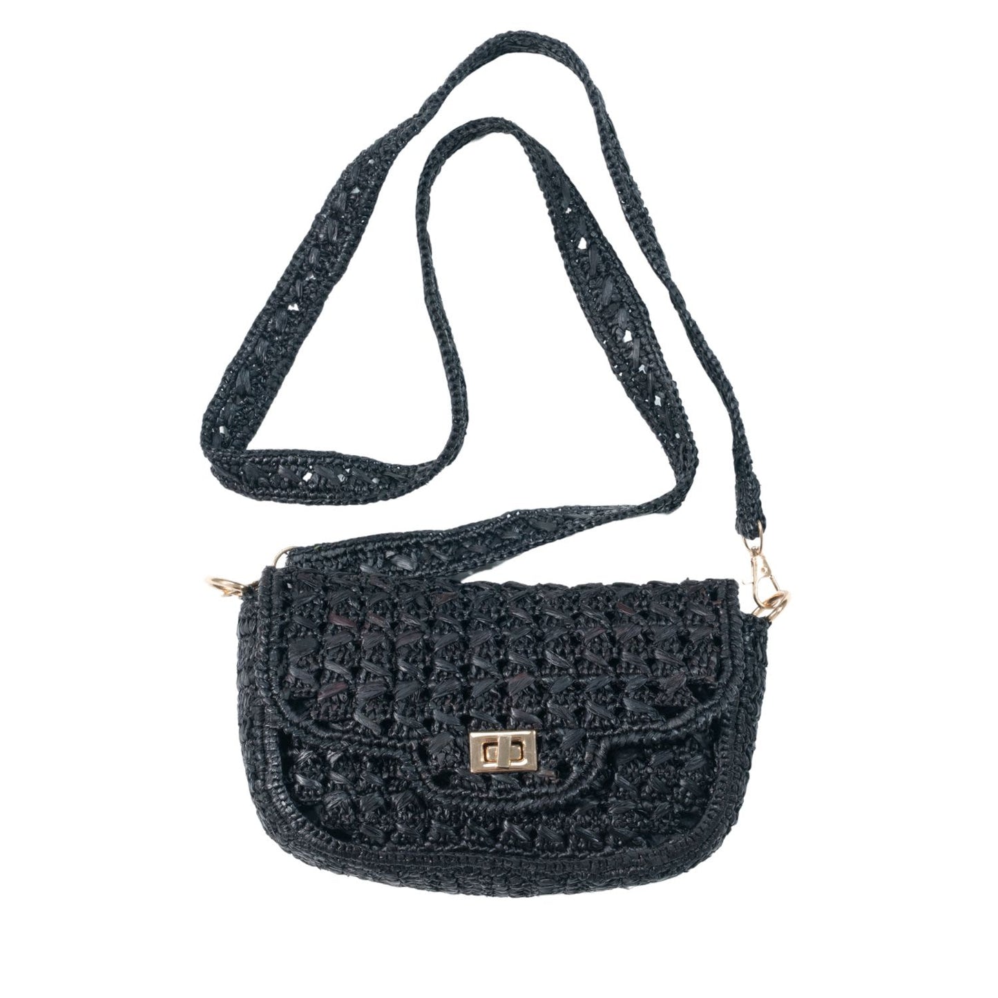 Cassie Black Crossbody Bag | Zanatany Concepts