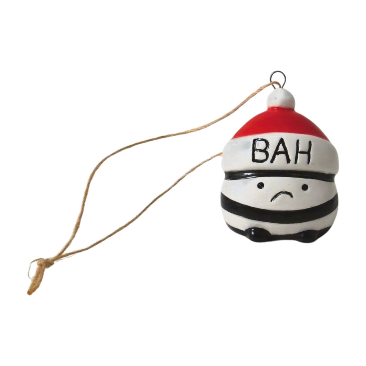 Ceramic Bah Humbug Tree Decoration | Giftware Trading UK