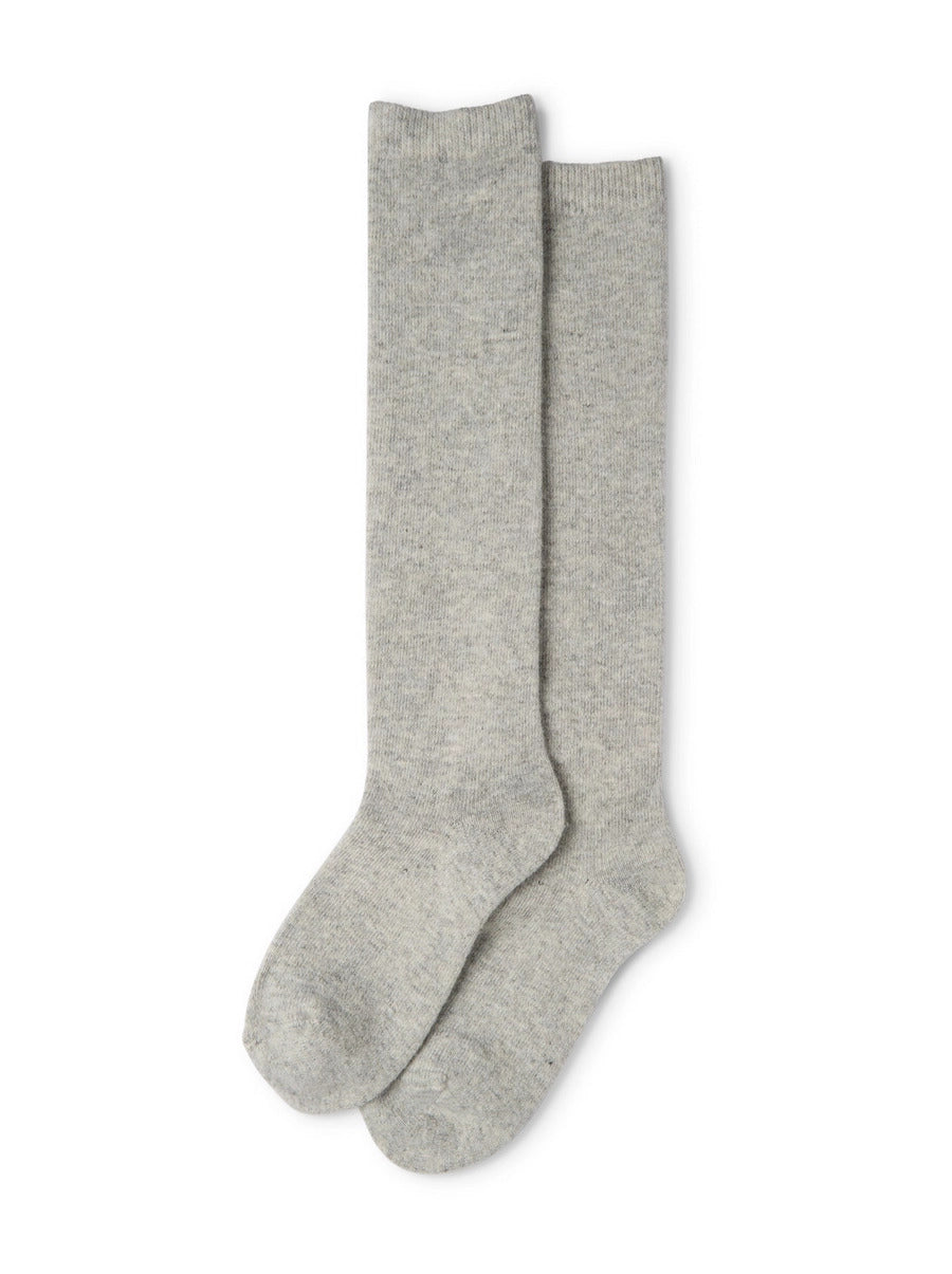 Cosy Cashmere Lounge Socks - Silver