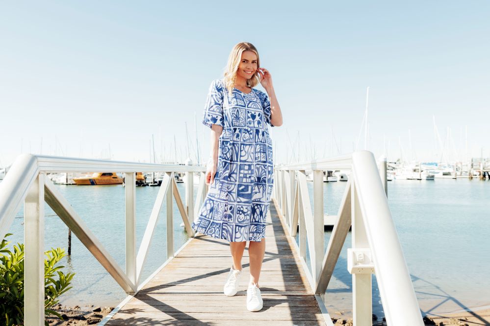 Yvonne Round Neck Bubble Dress