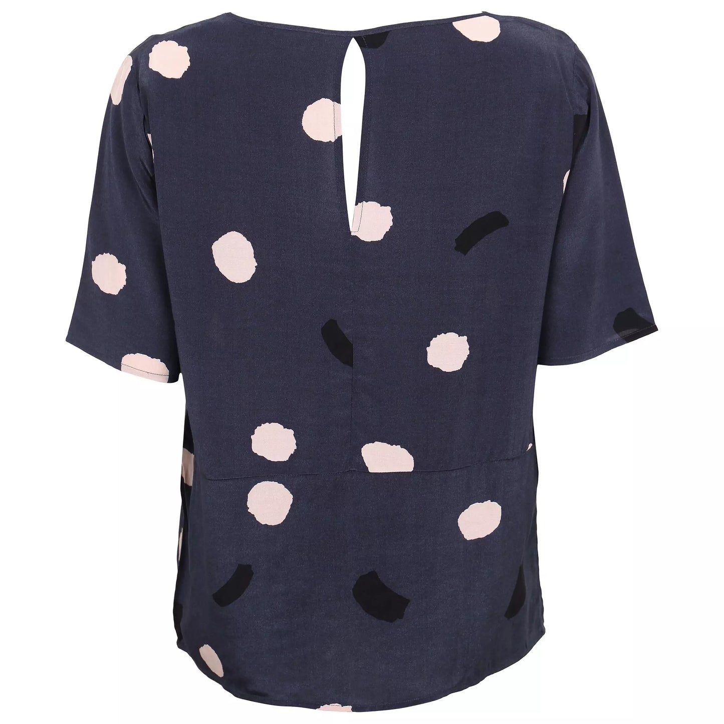 Navy & Blush Pink Top - Drip Top from Second Female