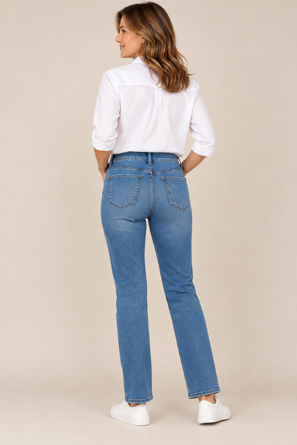 NYDJ Slim Straight Jeans | Evansdale Wash
