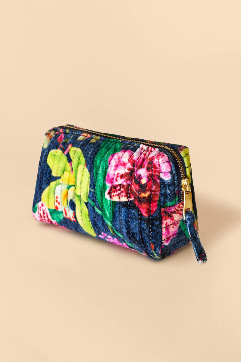 Exotic Evening Ink quilted Vanity Bag - Powder Designs