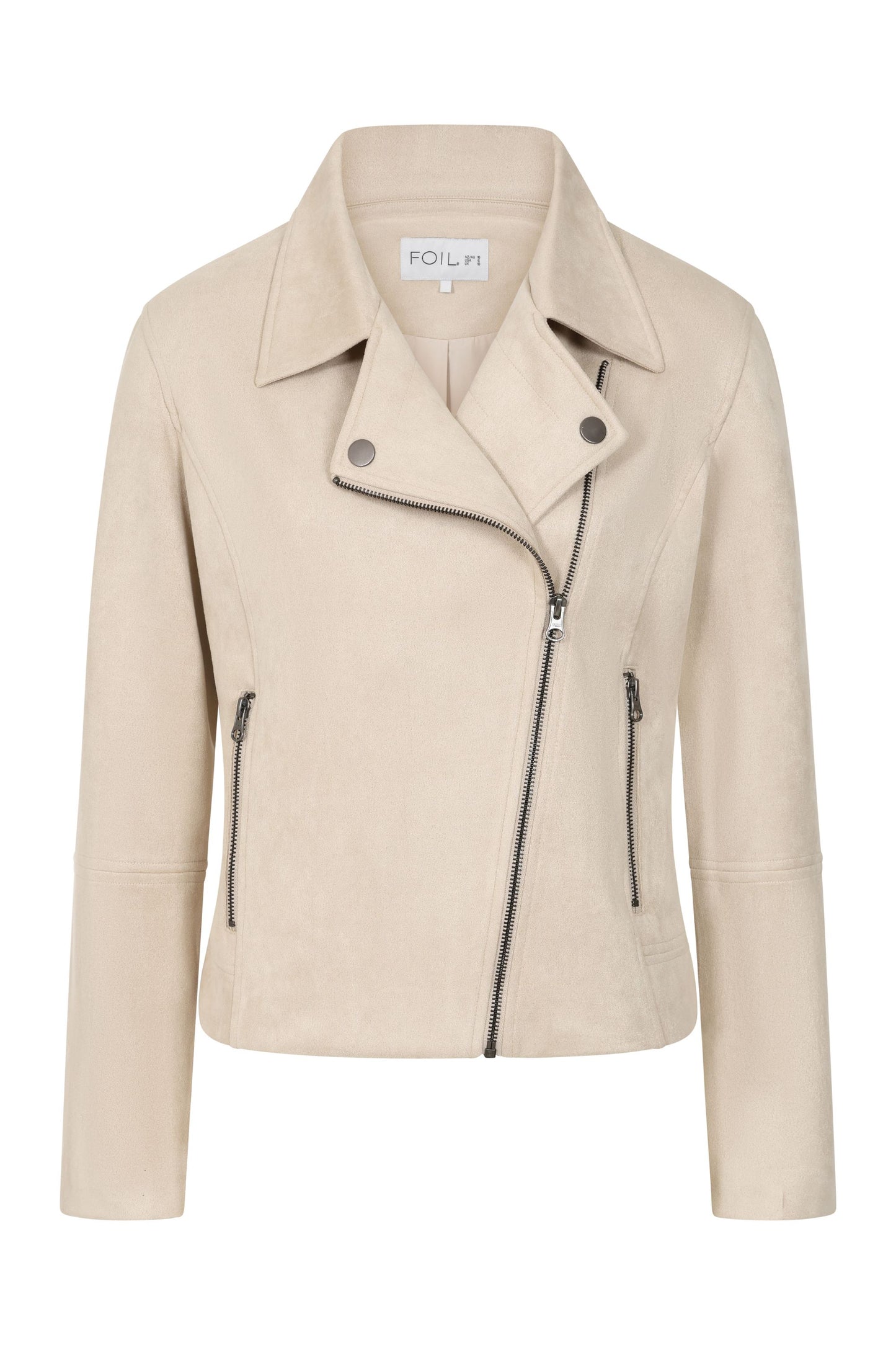 On Tour Chalk Biker Jacket | Foil FO8059