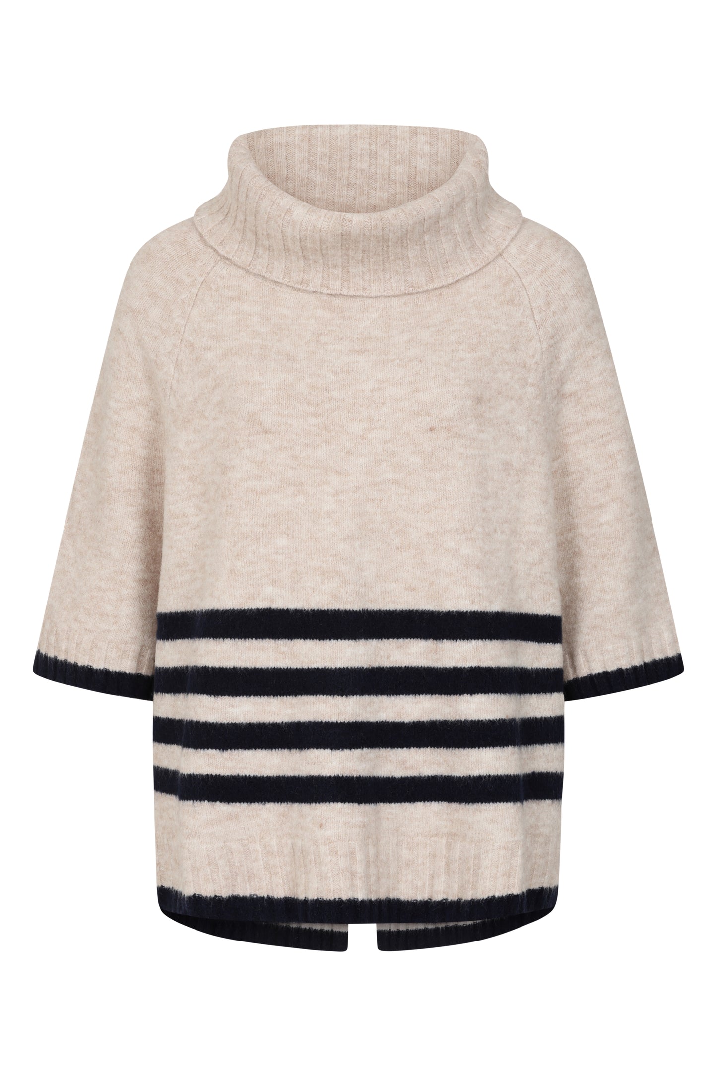 Oat/Midnight Blue Oversize Plus One Popover | Foil FO8093