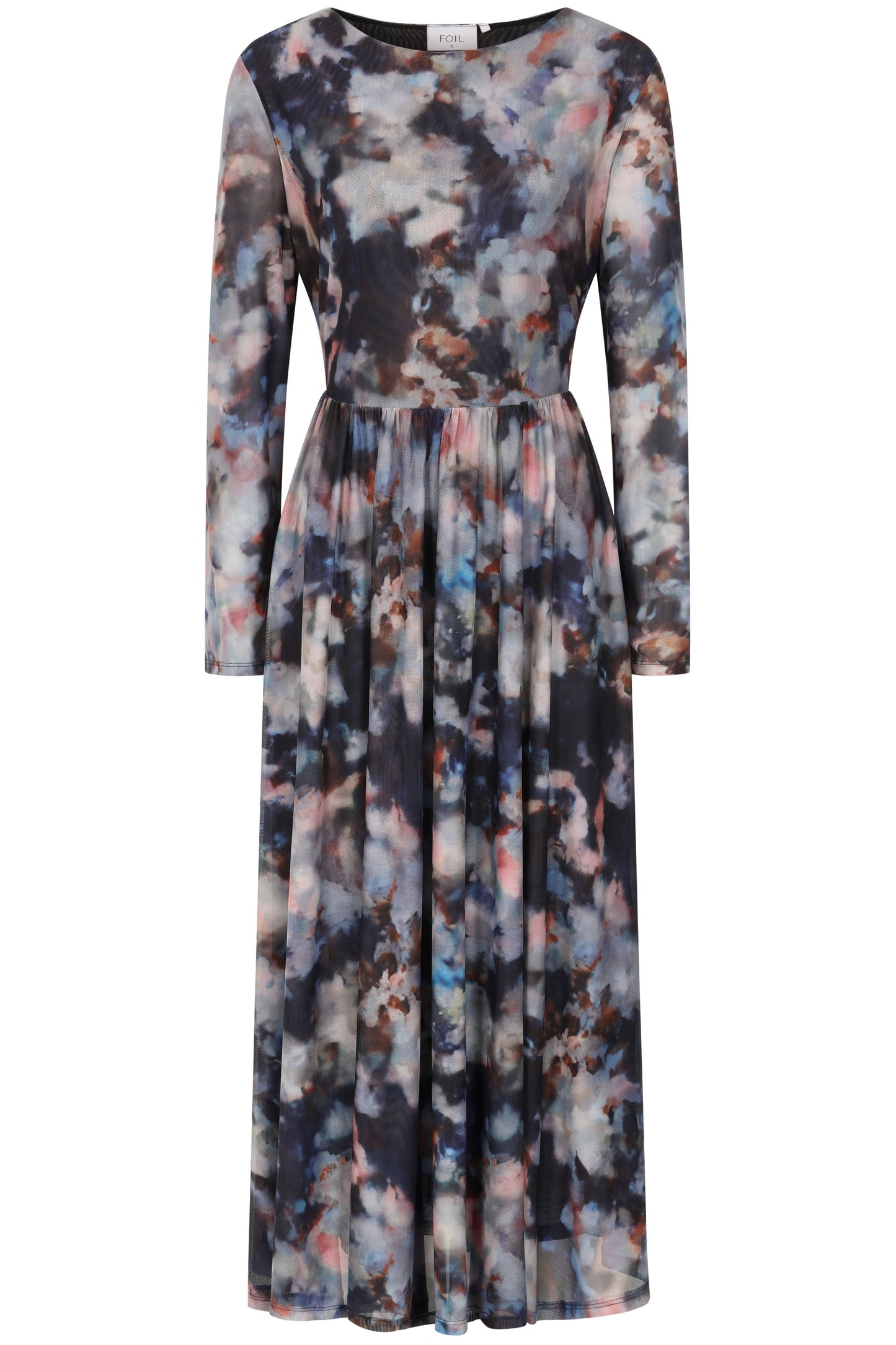 Meshed Up Smudge Maxi Dress | Foil FO8282