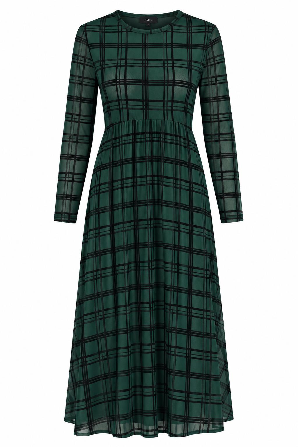 Flock Yeah Dress in Bottle Check - FO8533 | Foil