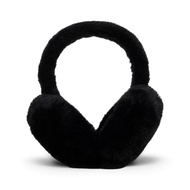 Foldable Faux Fur Ear Muffs – Pale Leopard | Last True Angel LMN04B