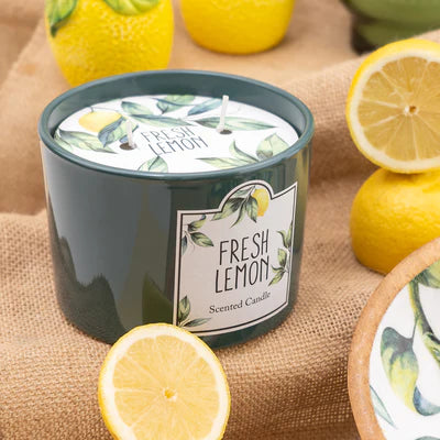Fresh Lemons 2 Wick Candle