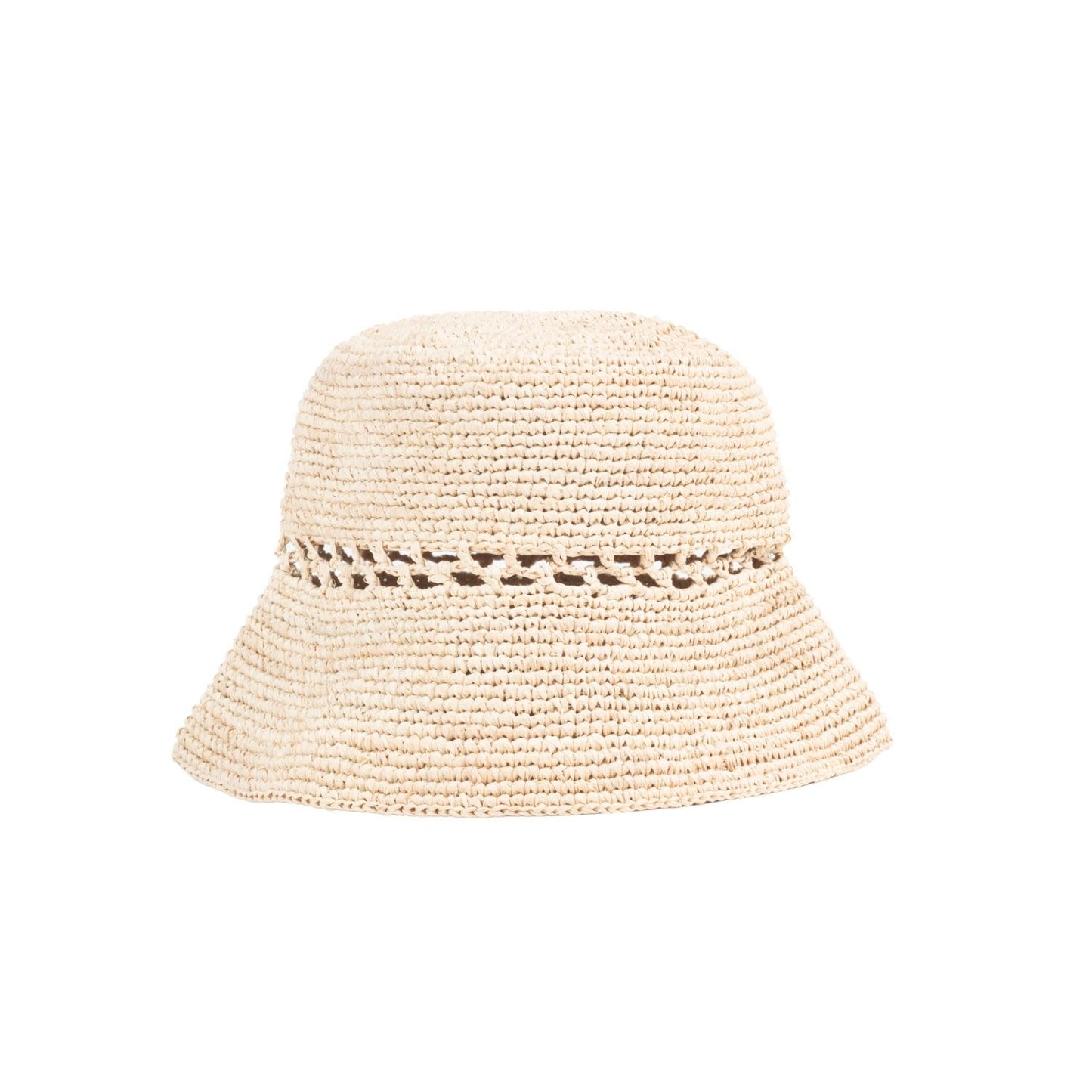 Beige Hole Bucket Hat | Zanatany Concepts