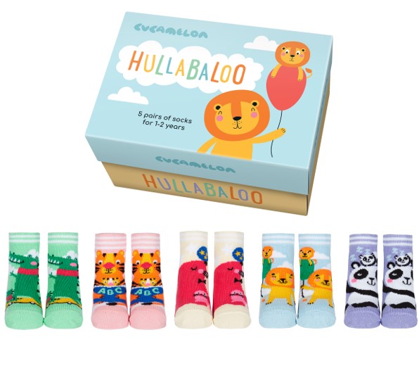 Hullabaloo Toddler Socks Set