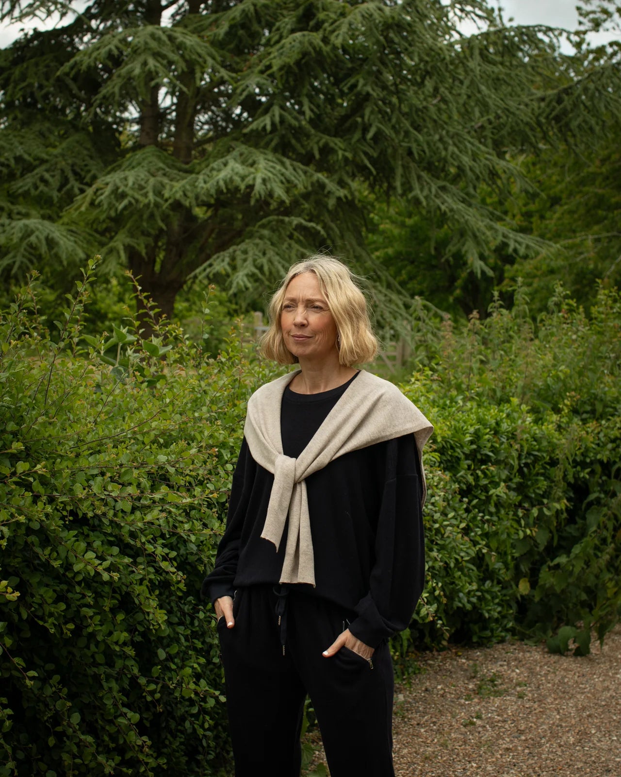 Kerrie Sweatshirt | Midnight | Chalk