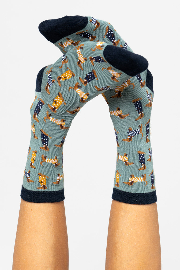 Dog Themed Socks & Keyring Giftbox