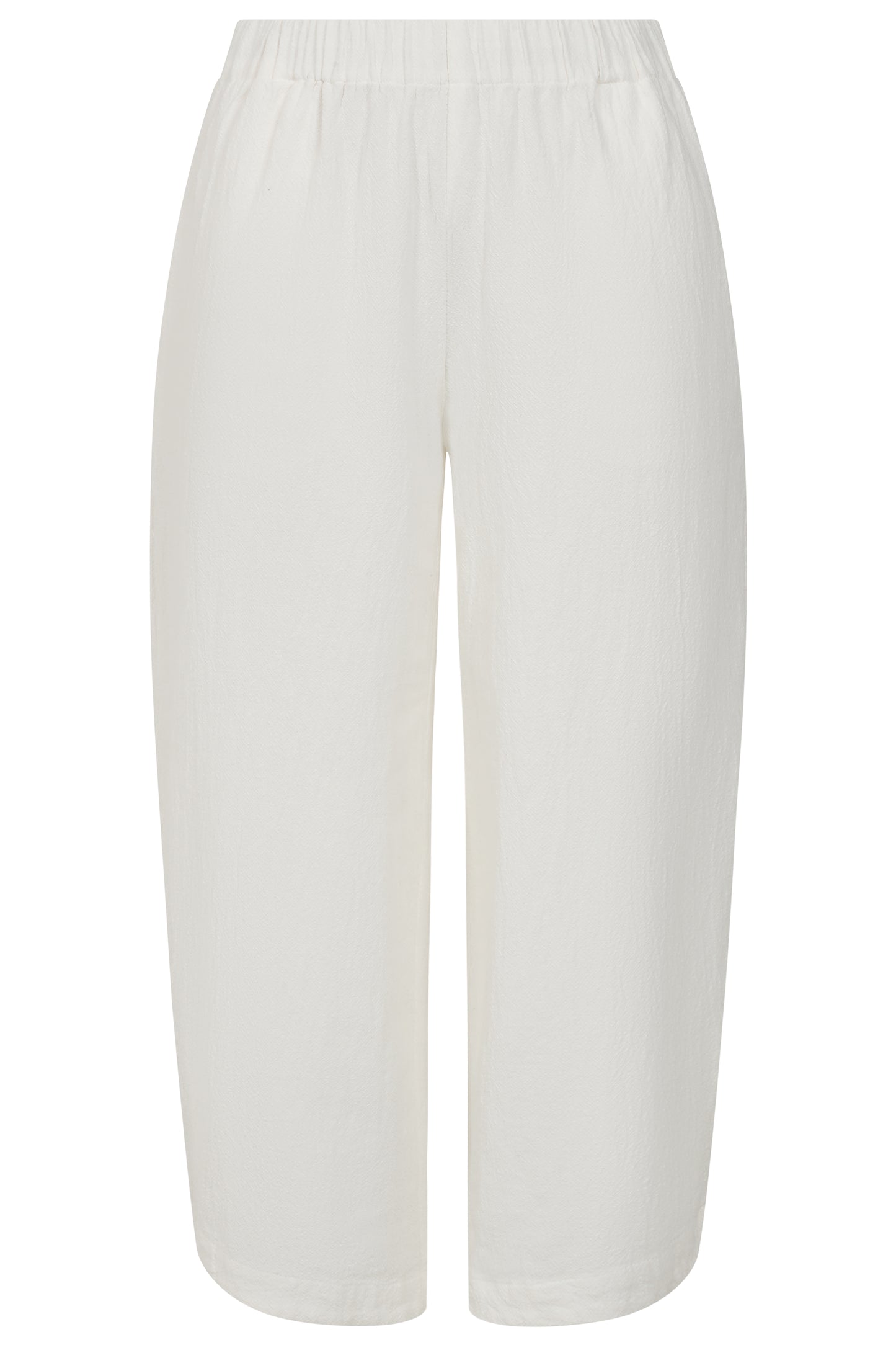 Ecru Wide Leg Trousers - Lola from Tara Vao