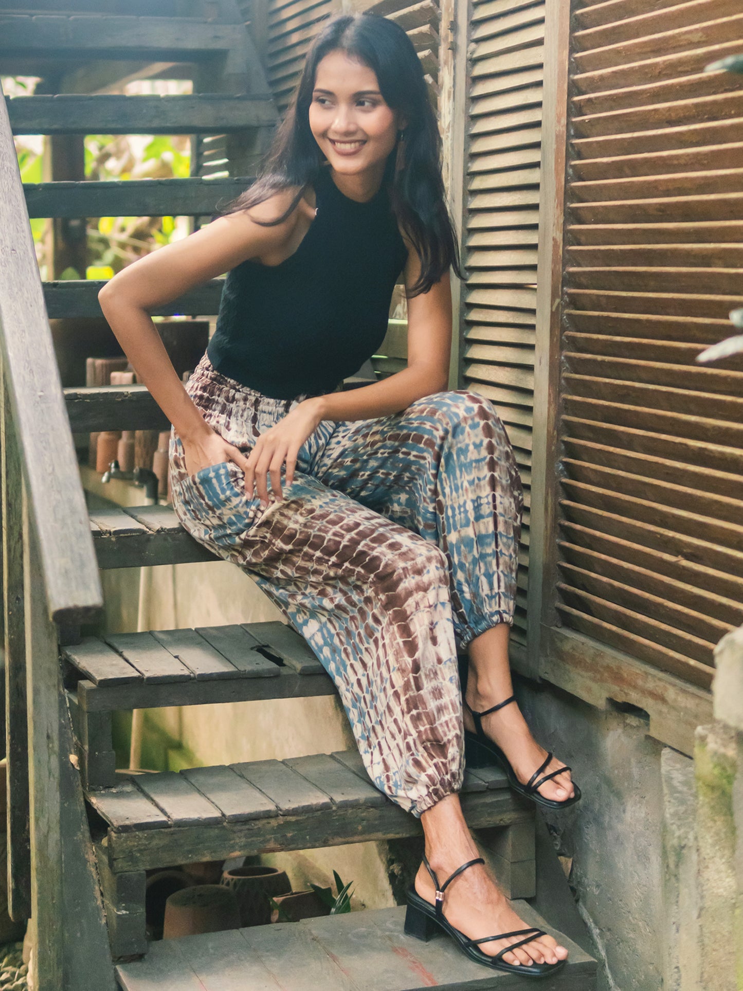 Tie Dye Bali Trousers