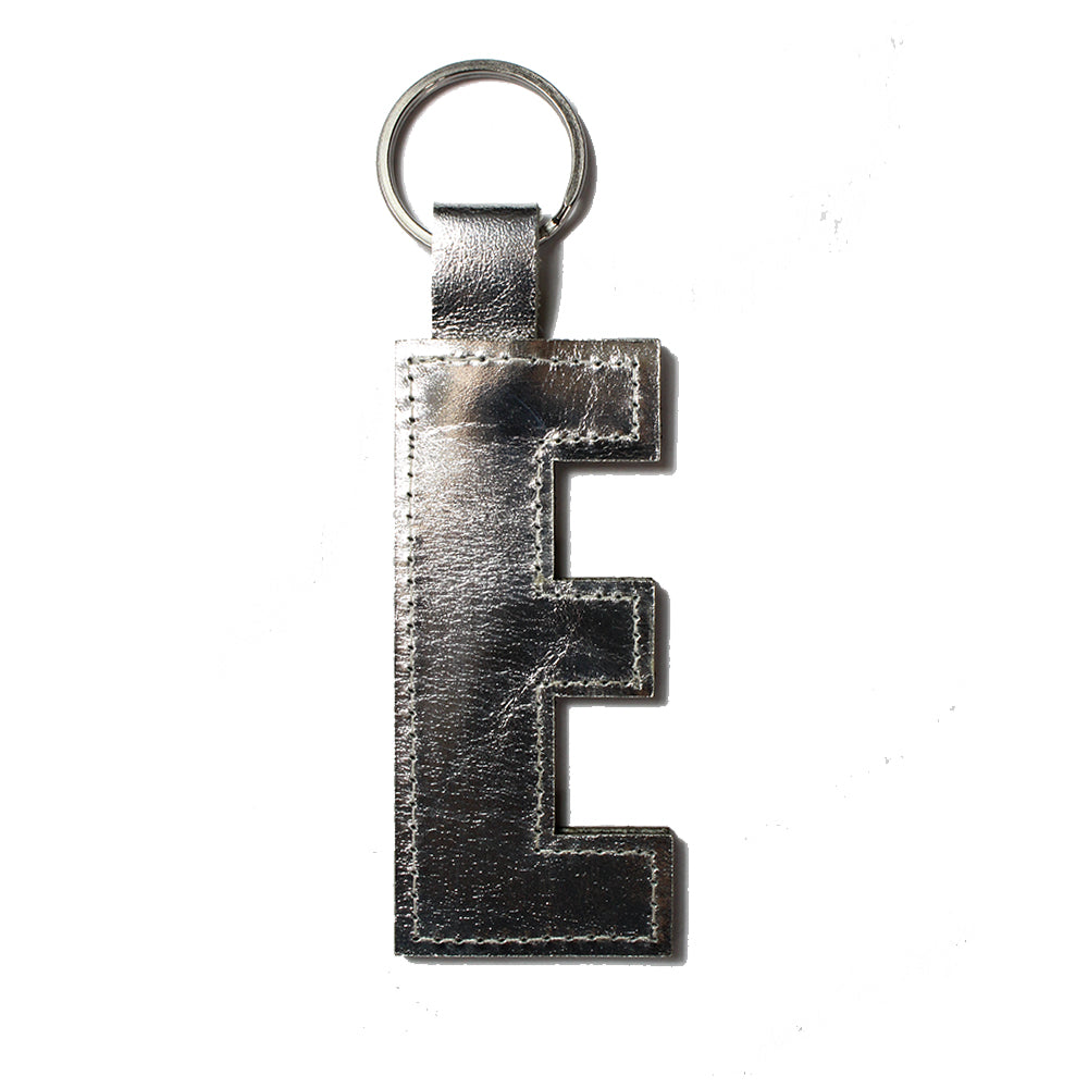 Dark Horse Leather Alphabet Keyring