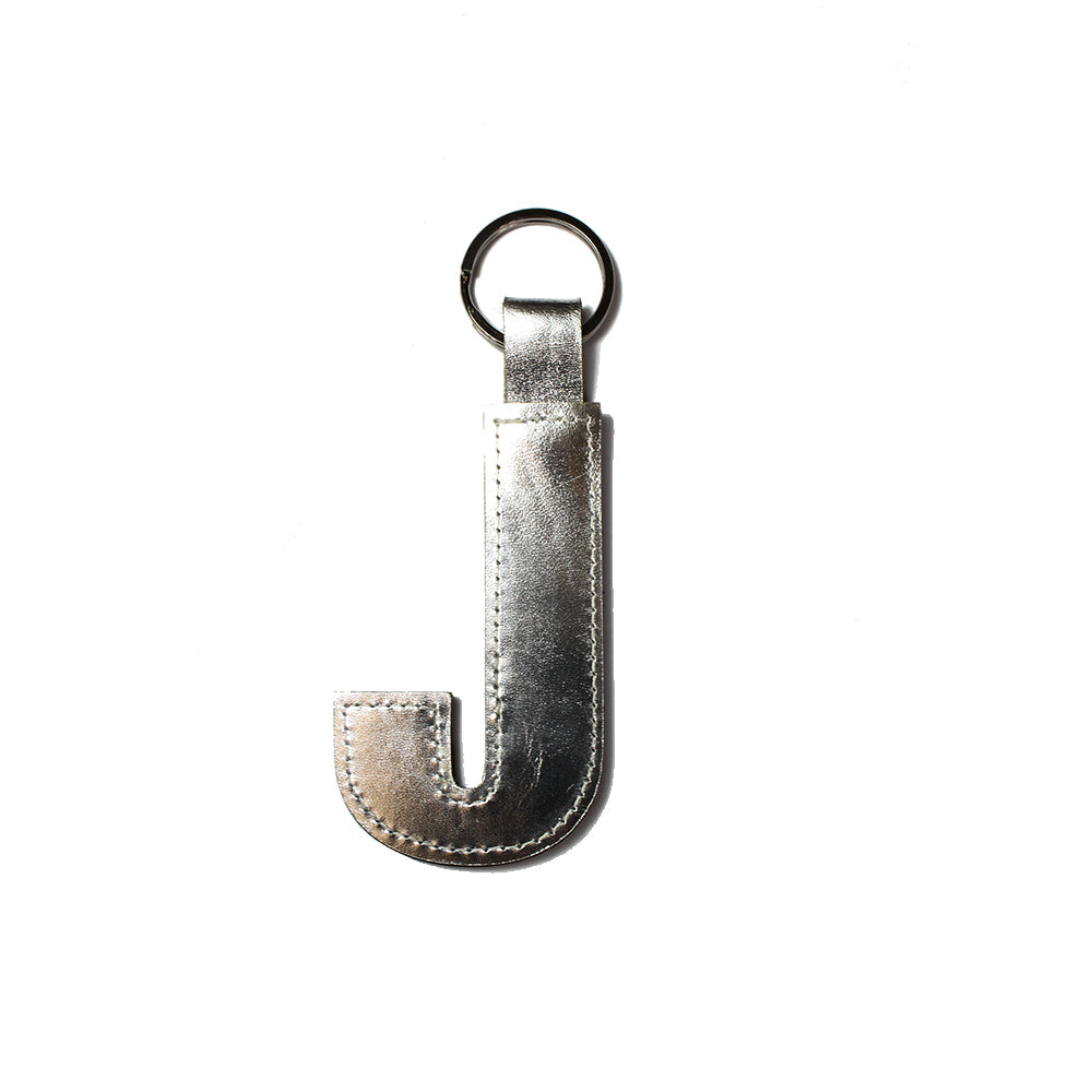 Dark Horse Leather Alphabet Keyring