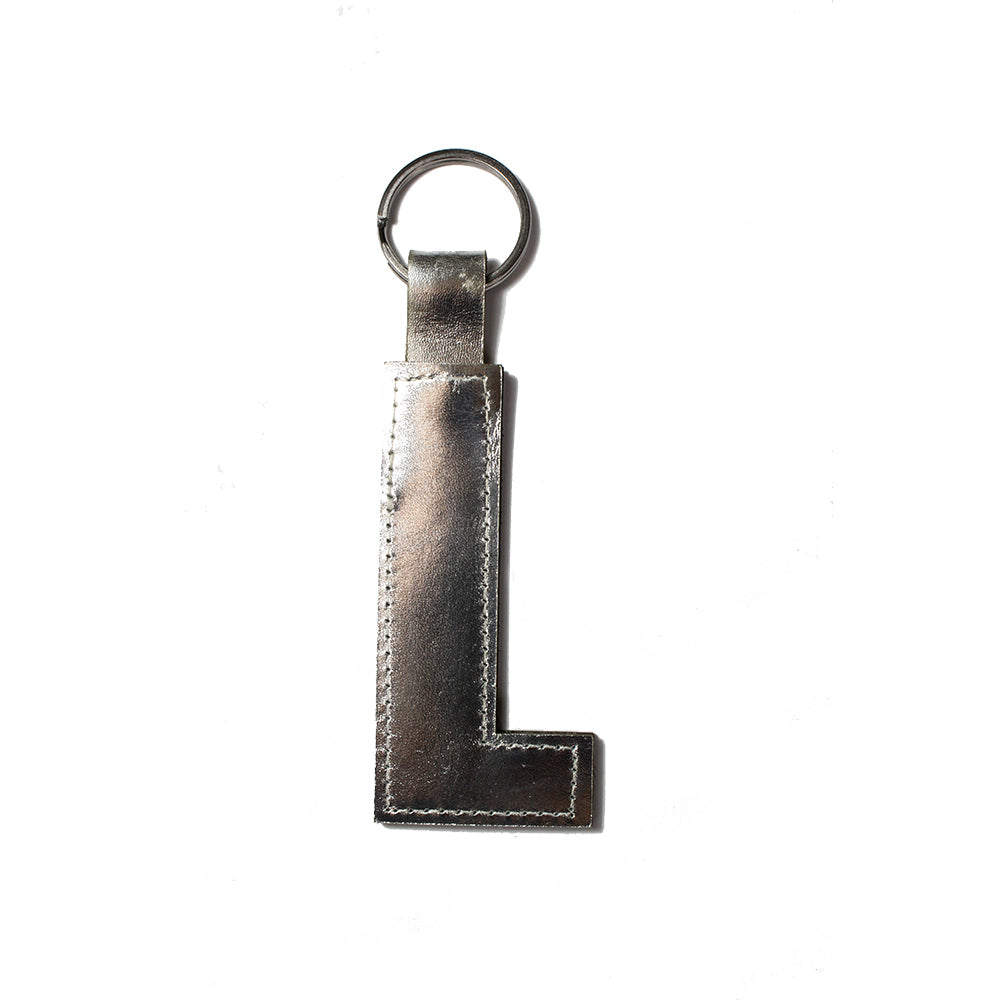 Dark Horse Leather Alphabet Keyring
