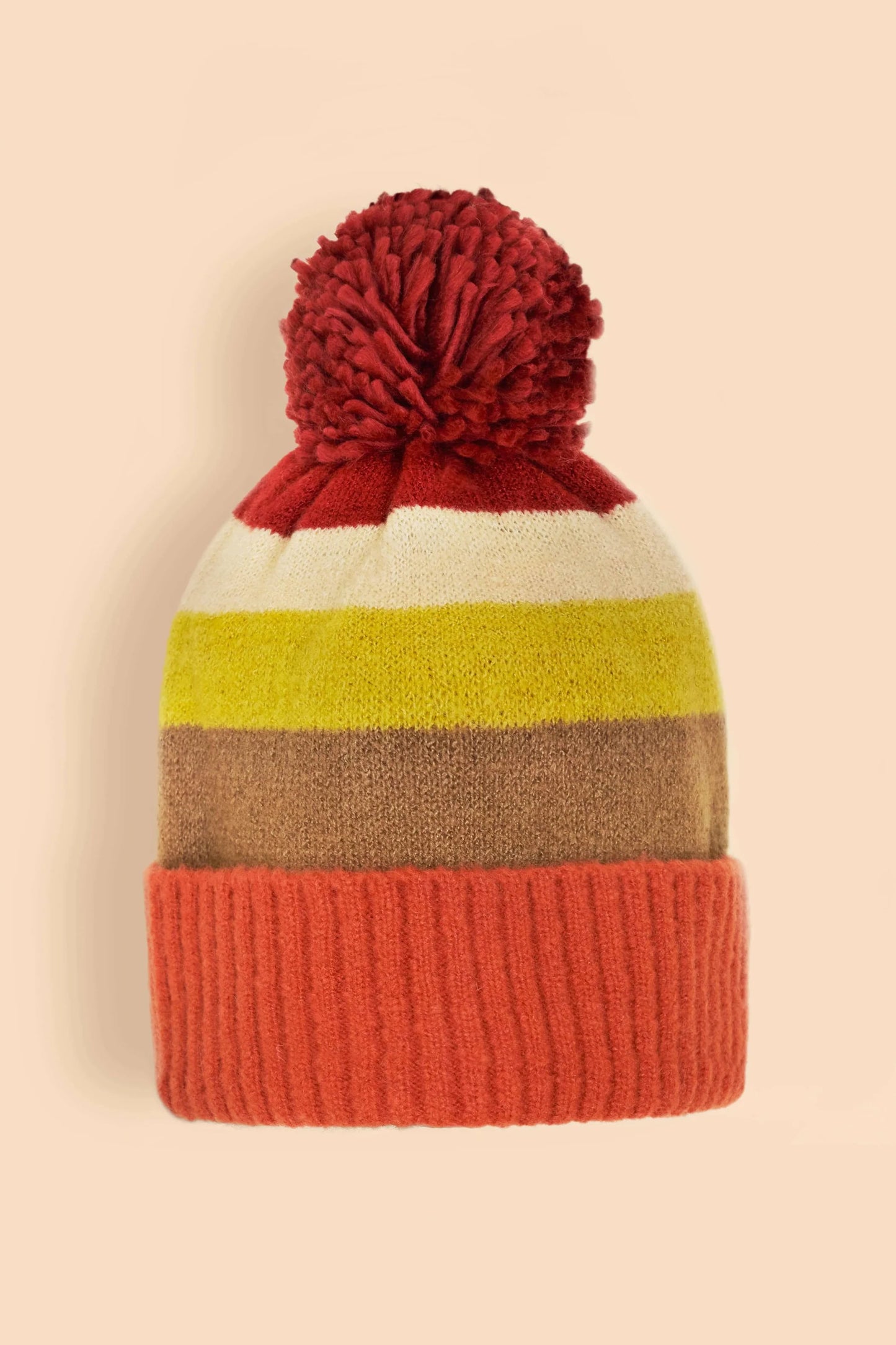 Lilia Sunset Mix Bobble Hat | Powder