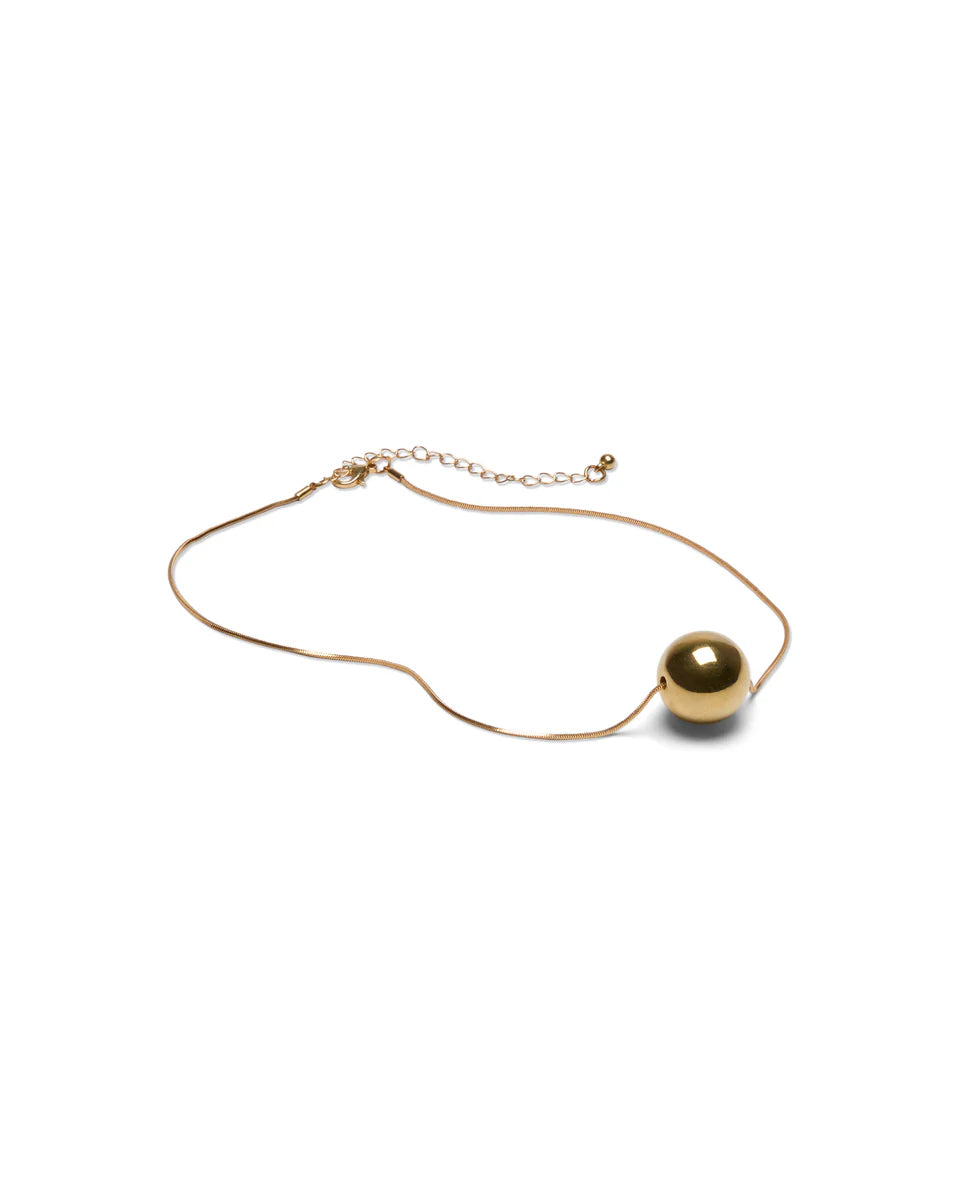 Pendle Large Ball Necklace | Gold or Silver | Chalk