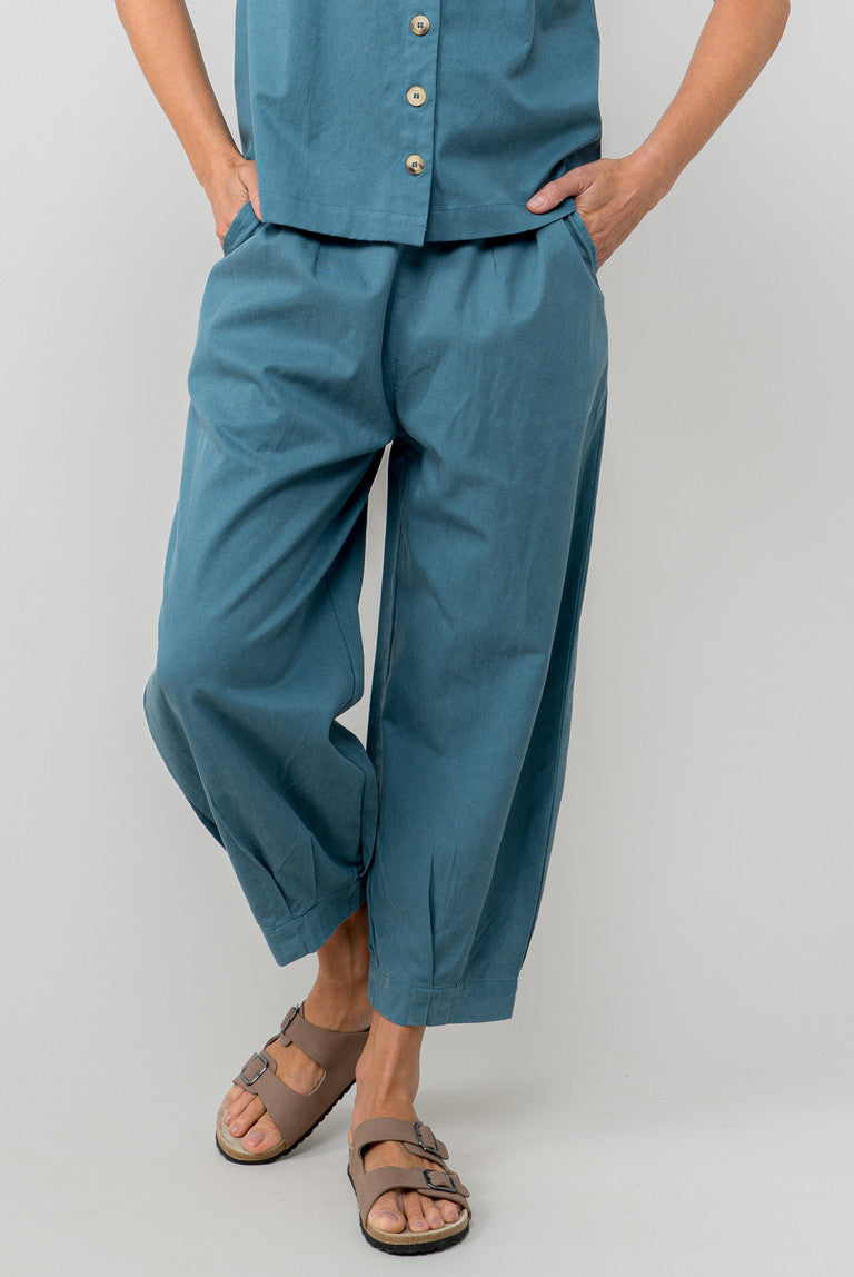 Sail Tencel Cotton Cropped Trouser