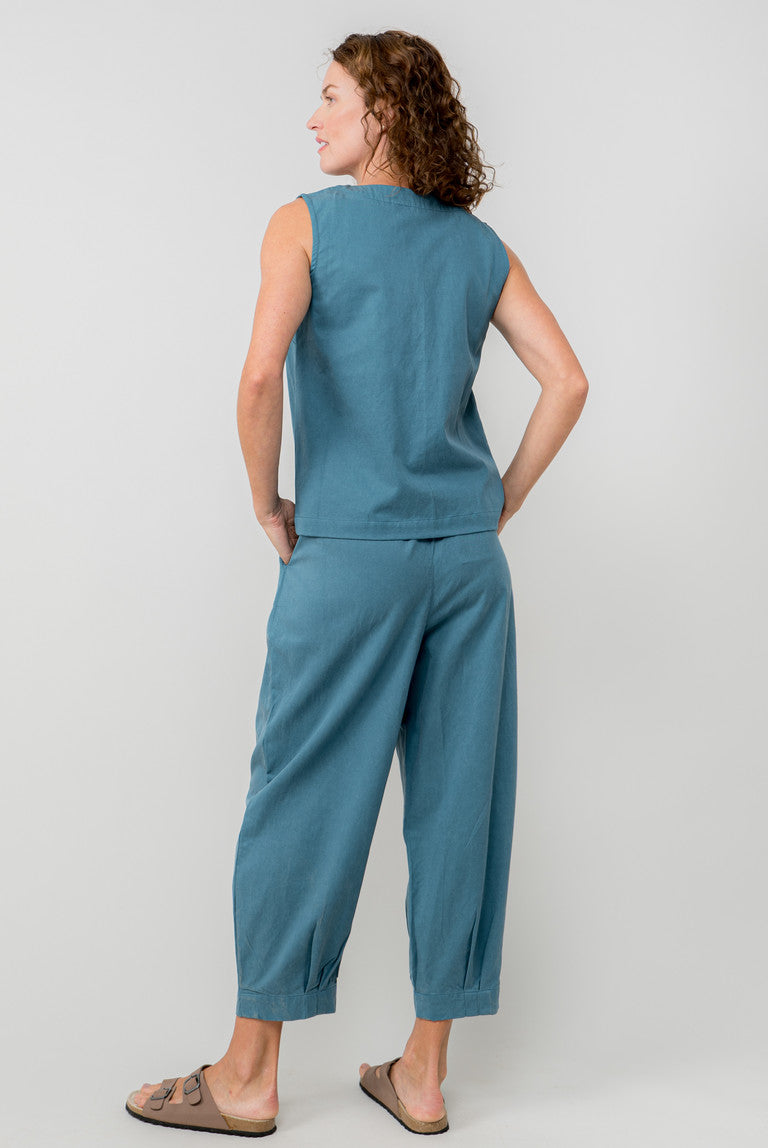 Sail Tencel Cotton Cropped Trouser