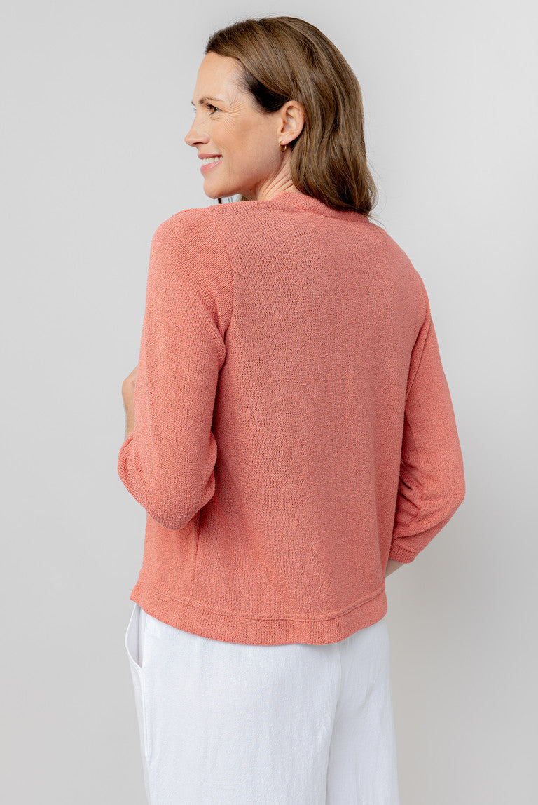 Antique Rose Edge to Edge Cardigan - Shore