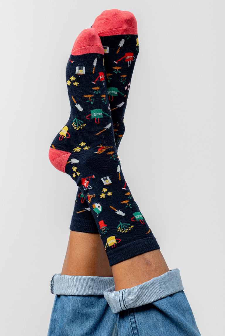 Spring Gardening Bamboo Socks