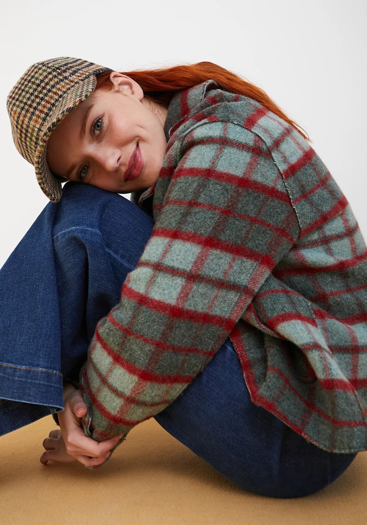 Dr.Bloom Chaqueta Tile Check Jacket | Green