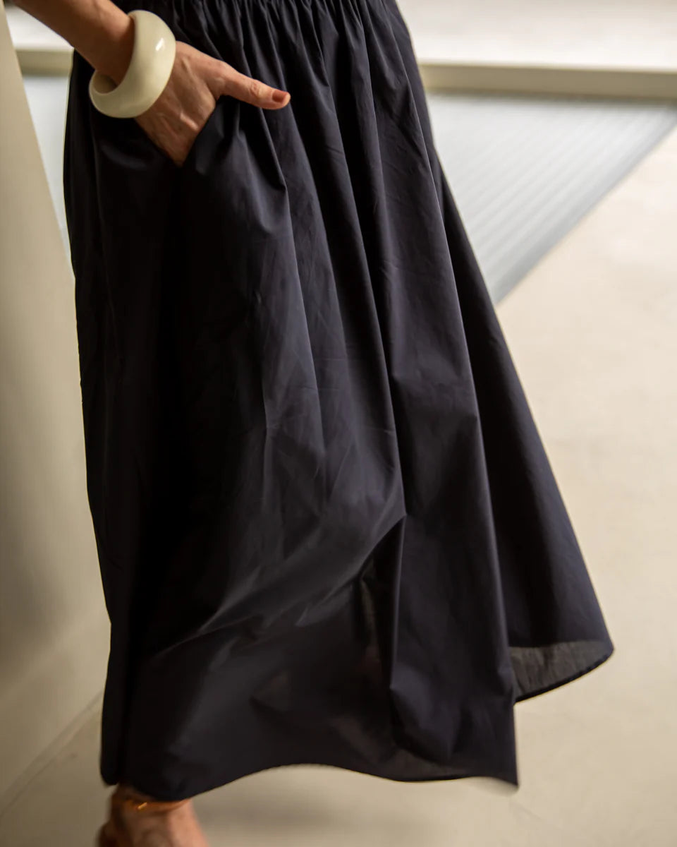 Tracey Dress | Navy | Chalk