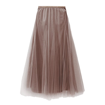 Tulle Layer Skirt - Mink