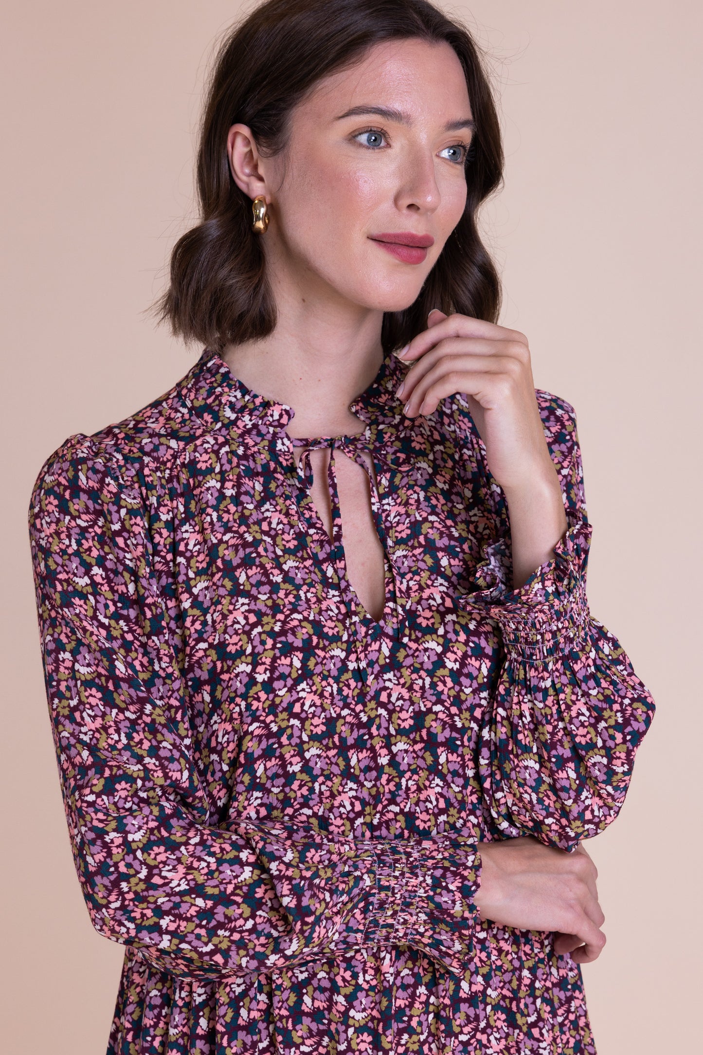 Multi Print Midi Dress | Sage by Nomads