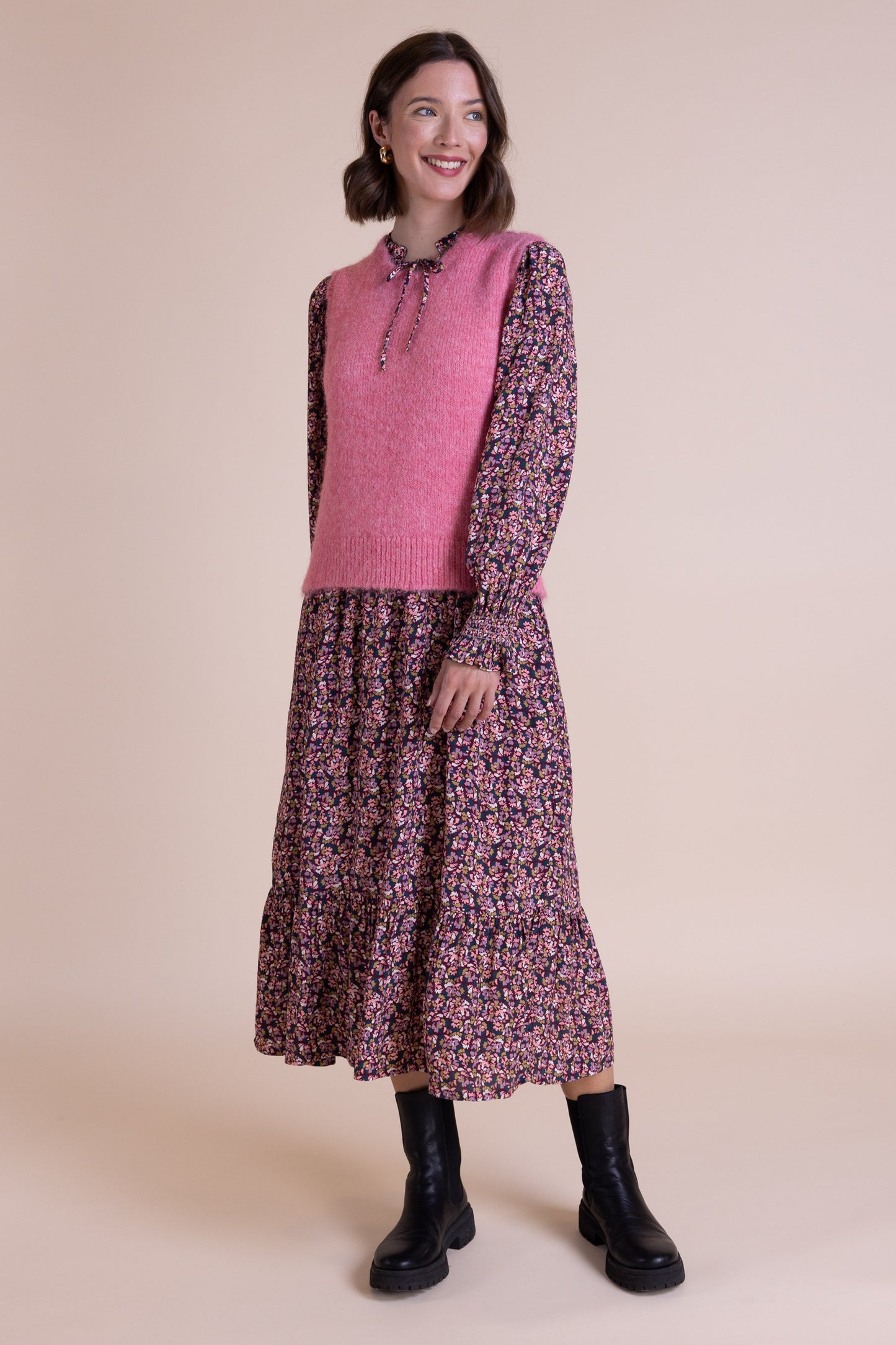 Multi Print Midi Dress | Sage by Nomads