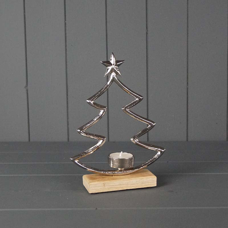 Metal Tree Tealight Holder | Satchville