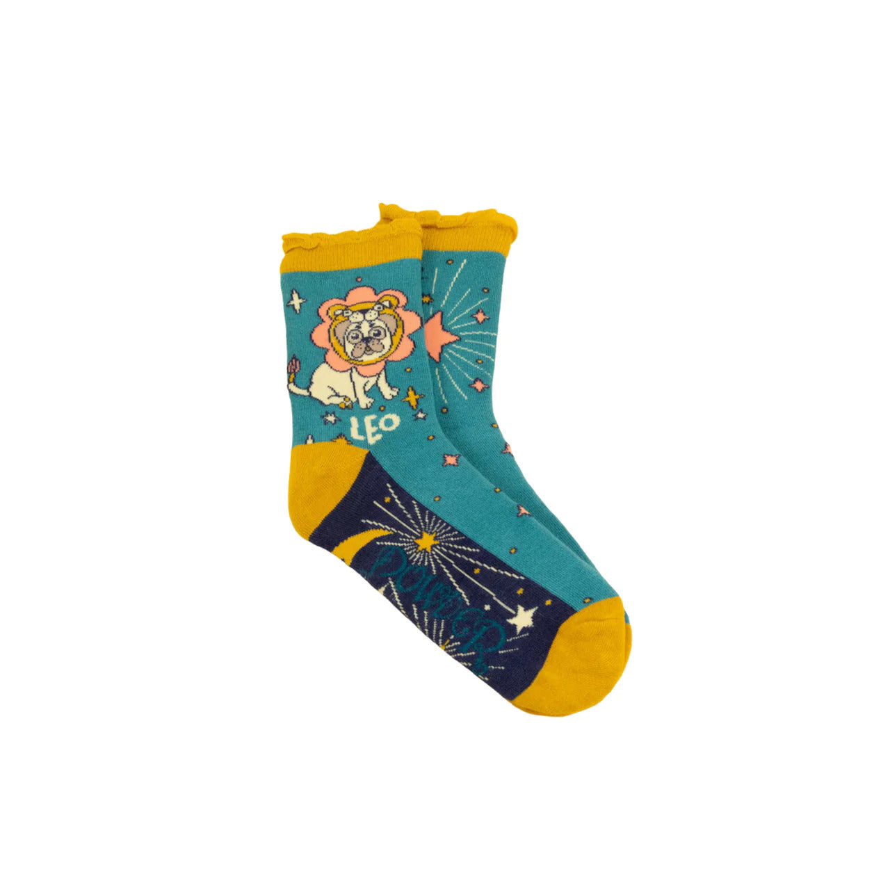 Leo Zodiac Socks from Powder Designs