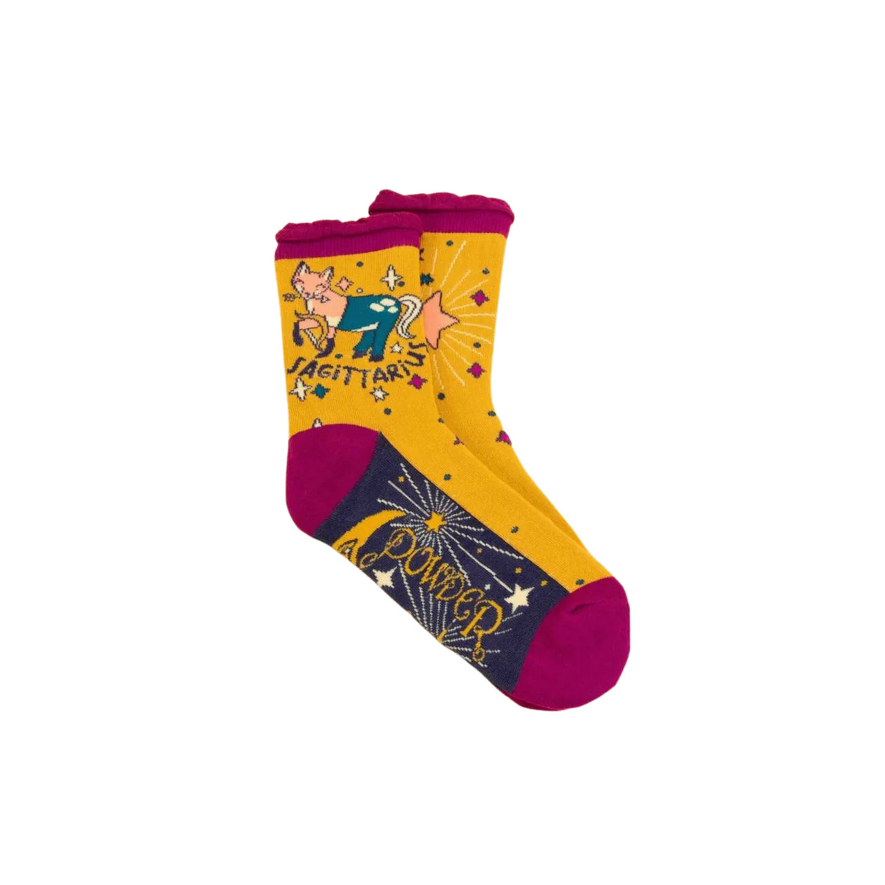 Sagittarius Zodiac Socks from Powder Designs